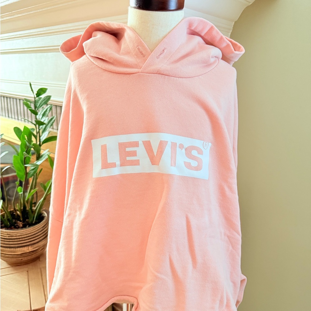 Levi's Soft Pink Pullover Hoodie